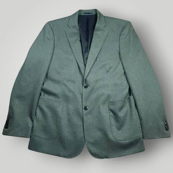 Johnson & Murphy Blazer Sport Coat Mens 42R M XC4 Performance Lightweight Gray - Picture 2 of 10